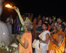 Madwa Jayanti; Swami Vishwapriya offers puja at Kunjaru